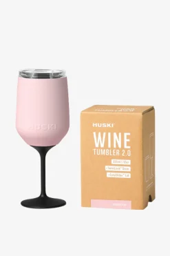 Huski Powder Pink 2.0 Wine Tumbler with Stem