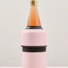 Huski Powder Pink Wine Bottle Cooler