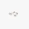 Stolen Girlfriends Club Purity Stud Pearl Earrings Silver EOL