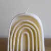 Nani + Co Rainbow Small Decorative White Unscented Candle