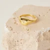 Georgia Mae Rectangle Signet EOL Gold Ring