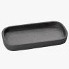 Huxter Rectangular Black 20x10cm Tray