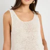RE:UNION Label Reef Ivory Relaxed Knit Tank Top