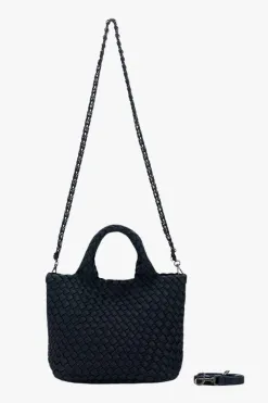Black Caviar Reeva Black Woven Mini Bag