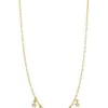 Pilgrim Regina Seven Mini Stars Gold Pendant EOL Necklace