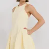 Sovere Reprive Pannacotta Halter Mini Dress