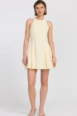 Sovere Reprive Pannacotta Halter Mini Dress