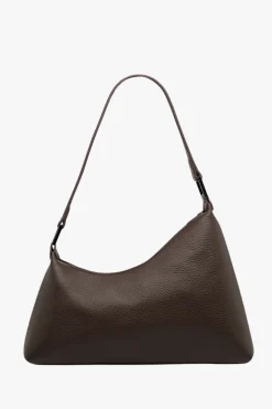 Status Anxiety Reverie Cocoa Asymmetric Leather Shoulder Bag