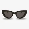 Bored George Rhia Black Cat Eye Sunglasses
