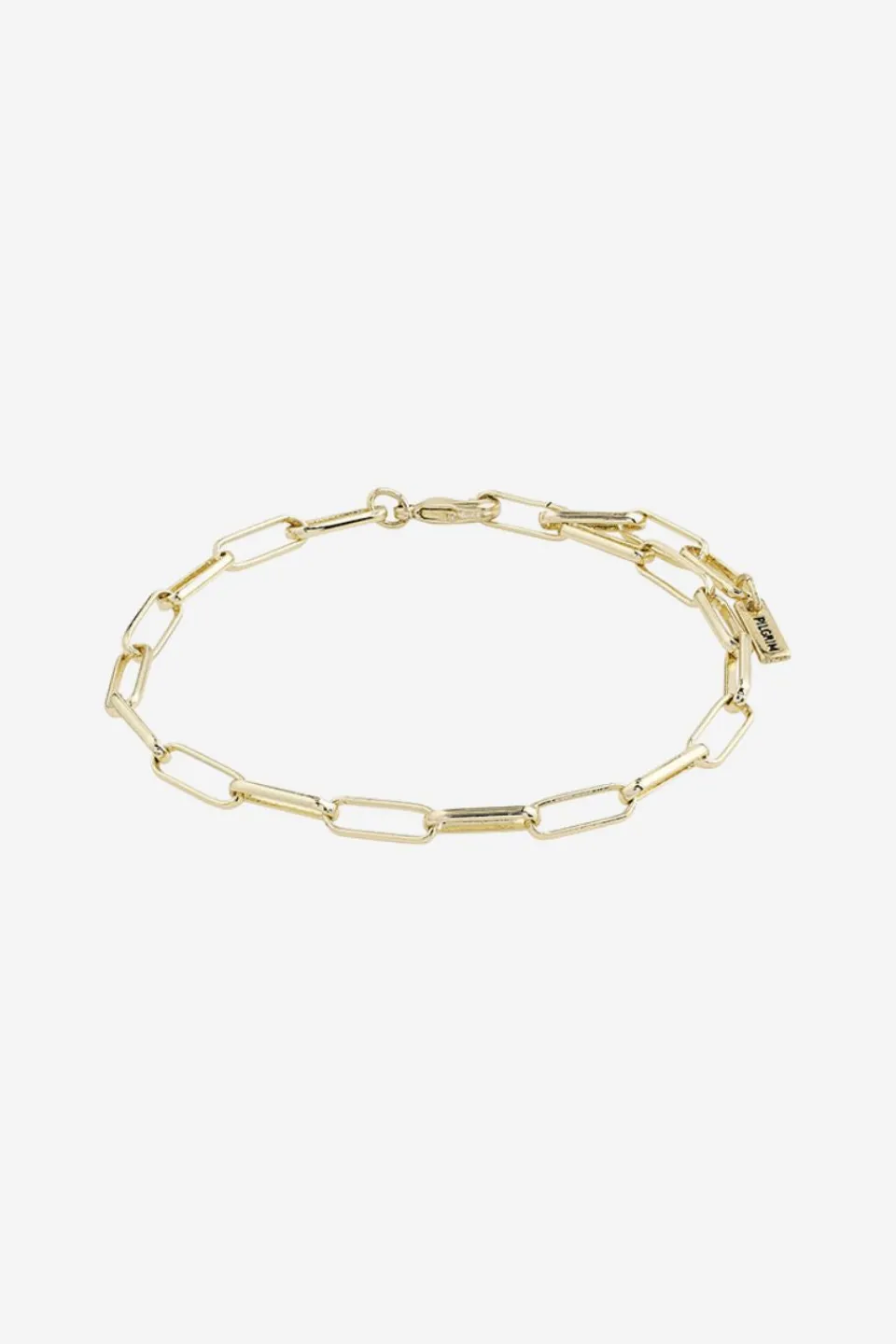 Pilgrim Ronja Rectangular Chain Link Gold Bracelet