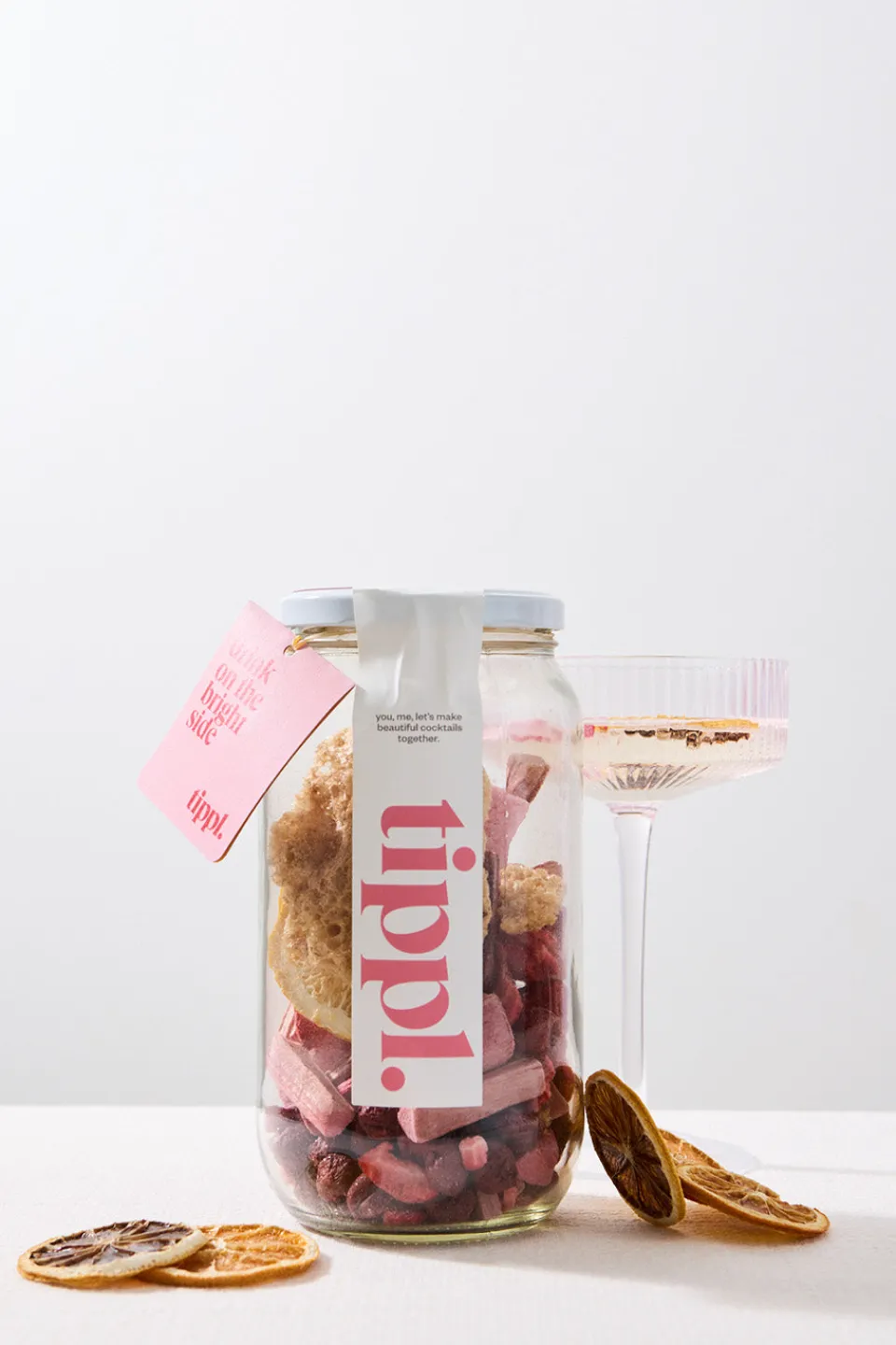 Tippl Rose Sangria Cocktail Infusion Jar