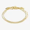 Pilgrim Rowan Crystal EOL Gold Plated 2 in 1 Bracelet