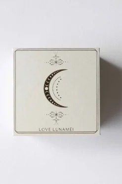 Love Lunamei Sacral Sterling Silver Plate EOL Square Charm Lotus Necklace