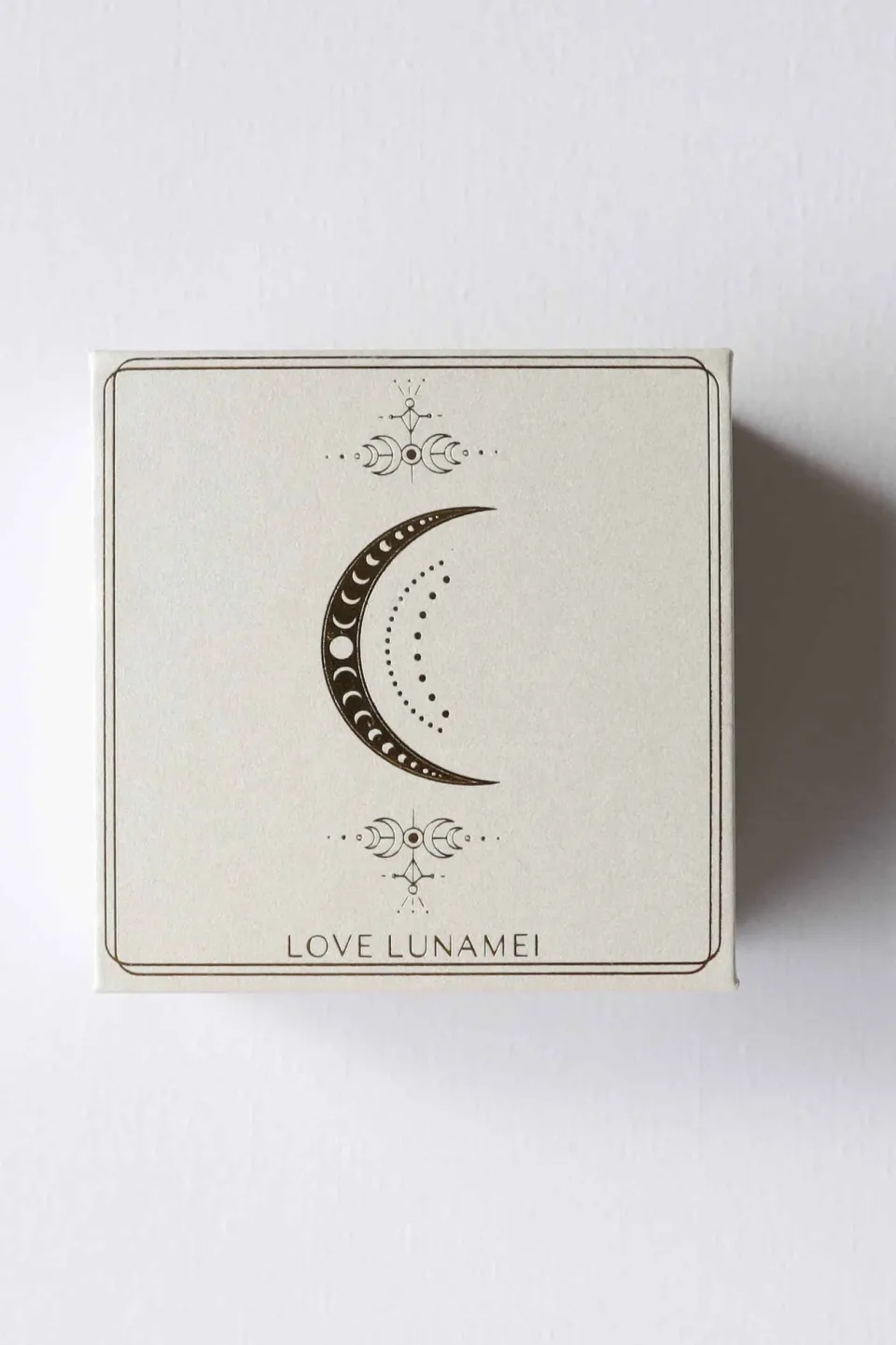 Love Lunamei Sacral Sterling Silver Plate EOL Square Charm Lotus Necklace