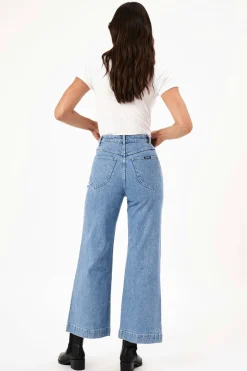 Rollas Sailor Lily Blue Long Denim Jean