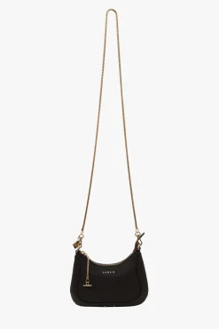 Saben Sammie Black Mini Leather Shoulder Bag
