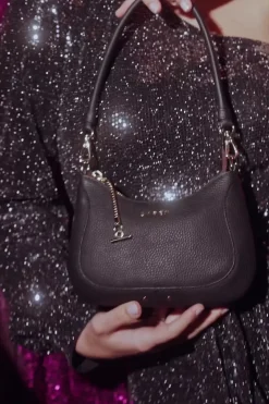 Saben Sammie Black Mini Leather Shoulder Bag