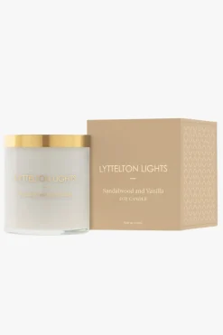 Lyttelton Lights Sandlewood + Vanilla Medium 65hr Candle