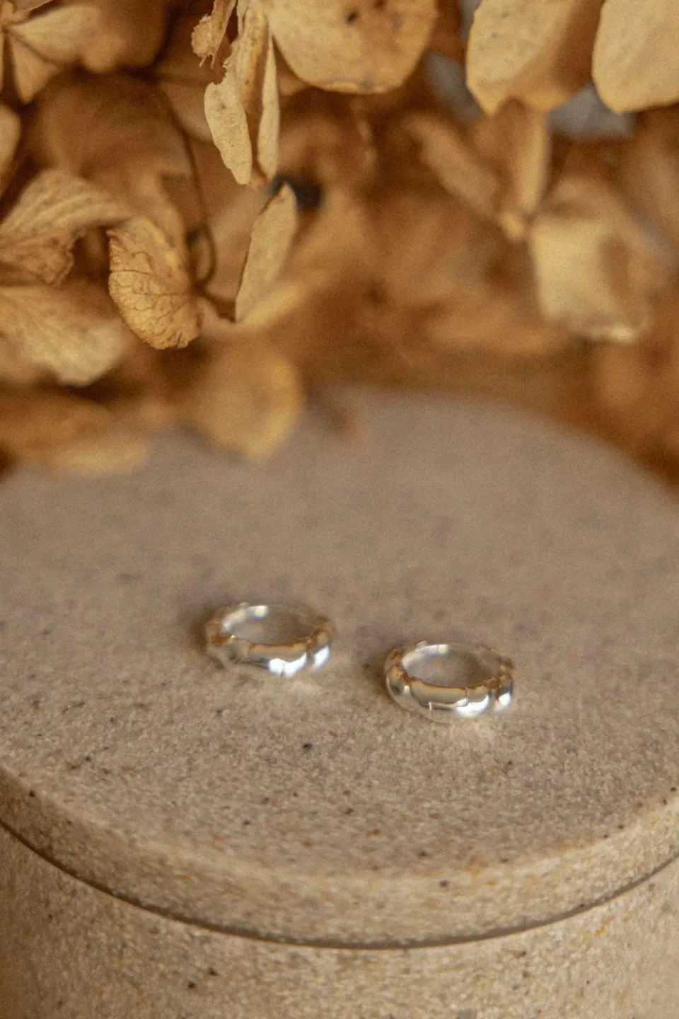 Silver Linings Scarlett Silver Twist Hoop Earrings