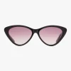 Sito Seduction Black Quartz Gradient Polar Cat Eye Sunglasses