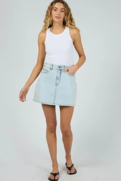 Silent Theory Selina Denim Mini Skirt