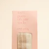 Love Lulu Short 2 Pair White with Oat Stripe Socks Gift Box