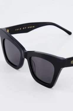 Isle of Eden Sienna Black Sunglasses