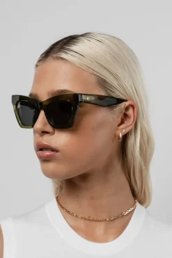 Isle of Eden Sienna Green Sunglasses