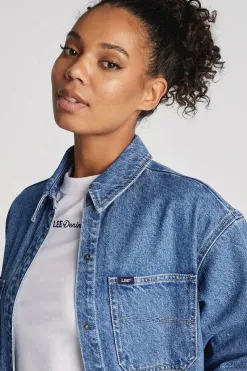 Lee Signature Indigo Dust Relaxed Denim Shirt