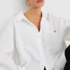 Stories be Told Signature Ivory Oxford Oversized Shirt