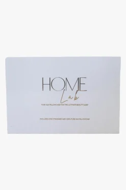 Home Lab 100% Silk Beauty Pillowcase Milk 48x73cm