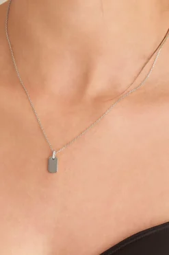 Ania Haie Silver Tag EOL Necklace