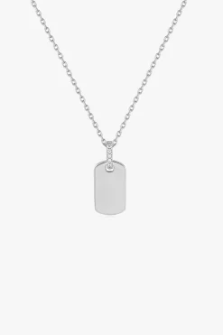 Ania Haie Silver Tag EOL Necklace
