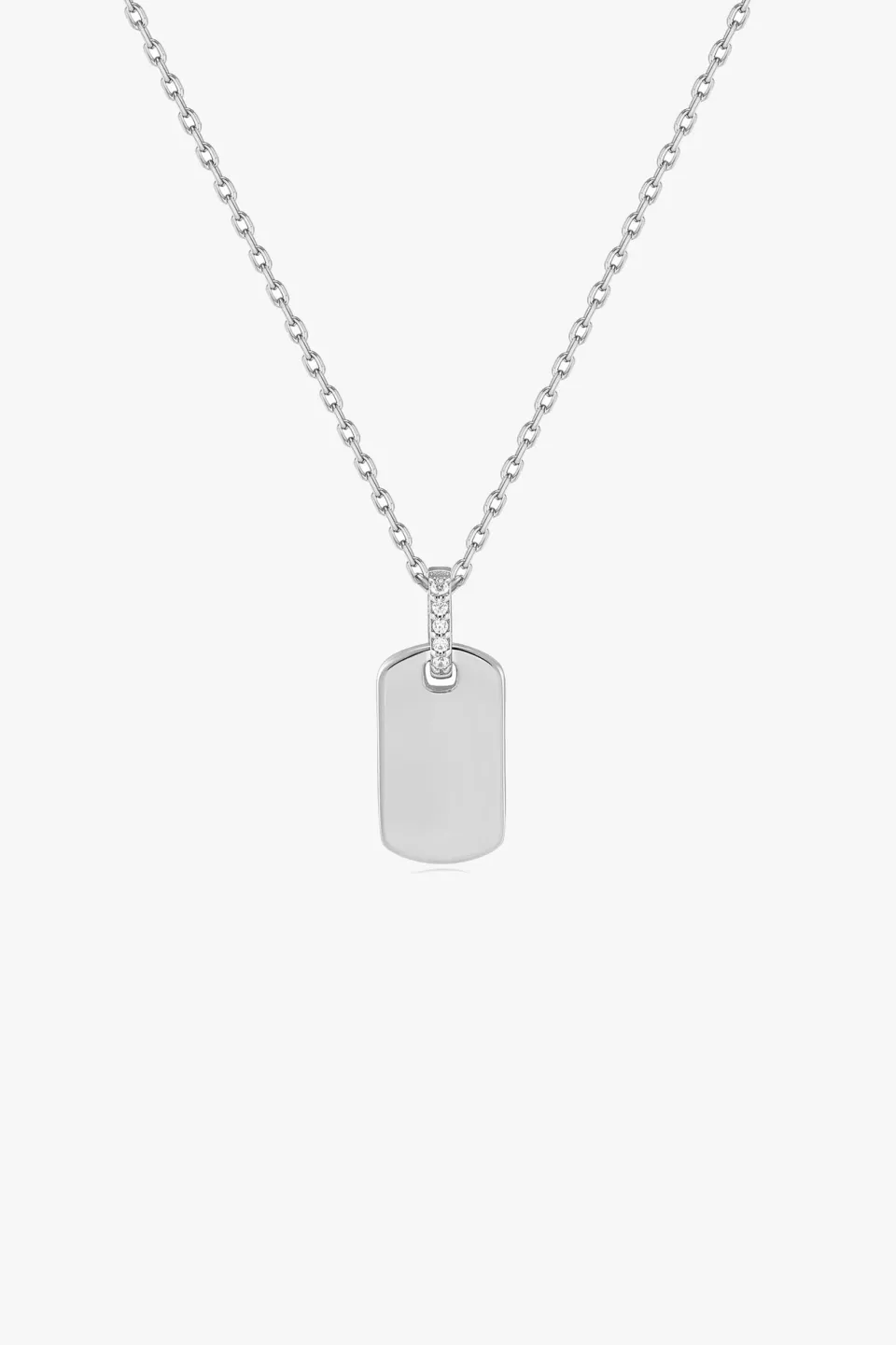 Ania Haie Silver Tag EOL Necklace