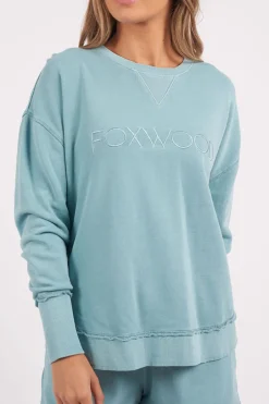 Foxwood Simplified Sky Logo Crew