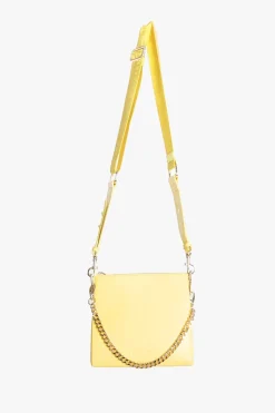 Federation Small Compartments Honey Gold Hardware Leather Bag