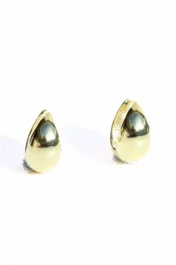 Queen of the Foxes Small Gold Tear Drop Earrings