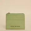 Among the Brave Small Sage Leather Card Holder