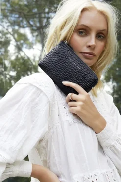 Status Anxiety Smoke and Mirrors Black Bubble Wallet
