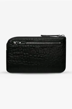 Status Anxiety Smoke and Mirrors Black Bubble Wallet