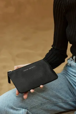 Status Anxiety Smoke and Mirrors Black Wallet