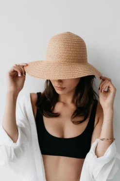 Sophie So Shady Woven Natural Hat
