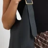 Among the Brave Soho Black Leather Large Bucket Bag