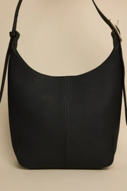 Among the Brave Soho Black Leather Large Bucket Bag