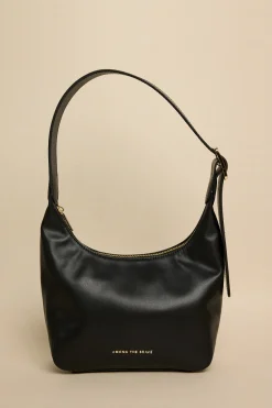 Among the Brave Soho Black Leather Mini Shoulder Bag