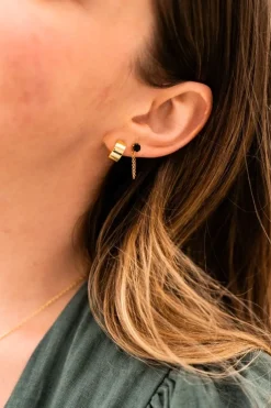 Silver Linings Solid Cuff Gold EOL Earrings