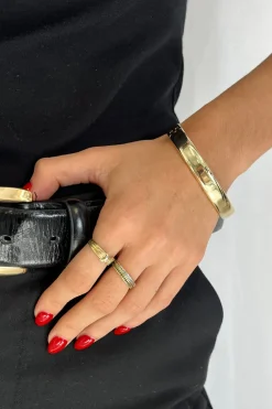 Queen of the Foxes Solid Gold Plated Bangle