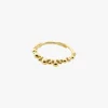 Pilgrim Solidarity Recycled Bubbles Adjustable EOL Ring Gold