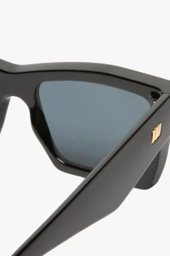 Le Specs Something Black Mono Lens Sunglasses