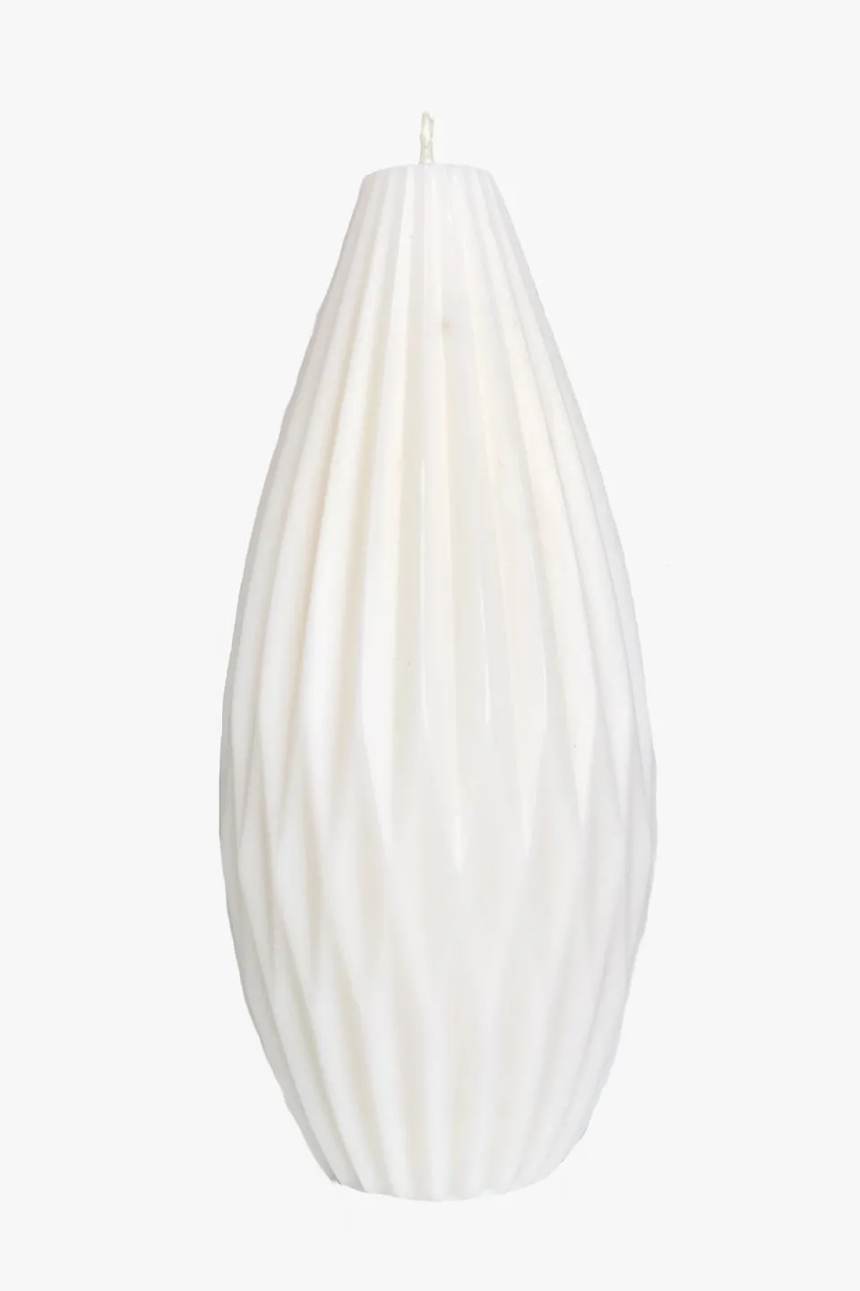 Nani + Co Sophie Tall White Unscented Candle